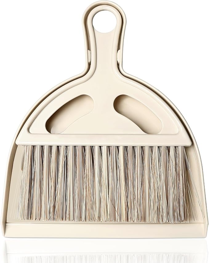Mini Broom and Small Dustpan Brush by Householdcleaningutensils