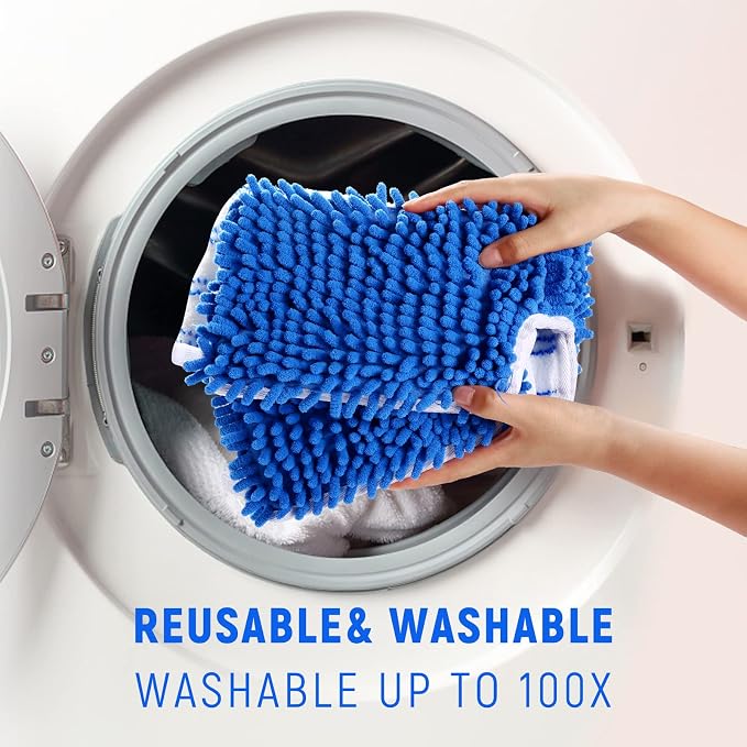 4 Pack Microfiber Flip Mop Refills, Compatible - Image 4