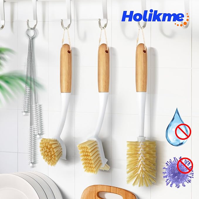 Holikme 6 Pack Dish Brush Set - Image 7