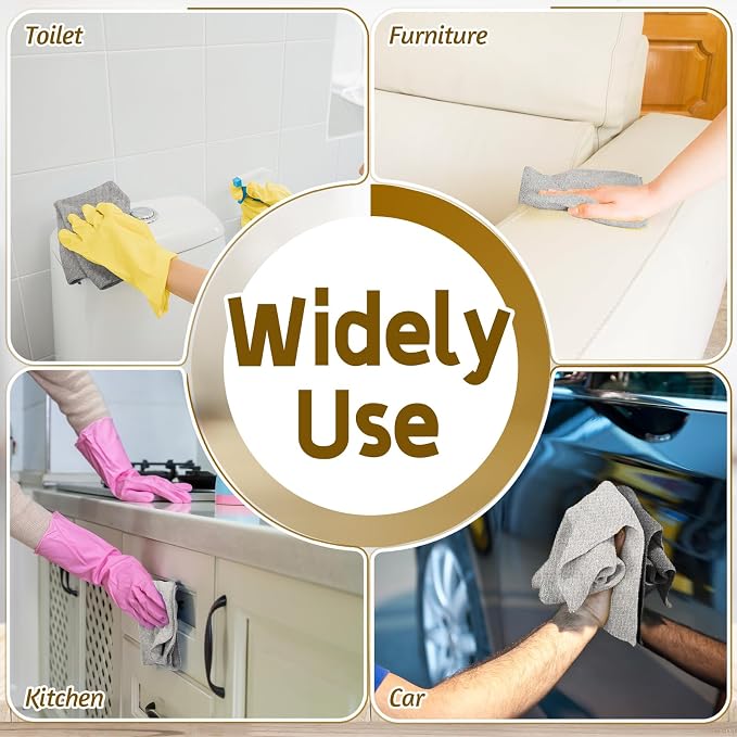 OJYUDD 75 Pack Microfiber Cleaning Cloth Roll, Reusable Tear Away Towels - Image 5