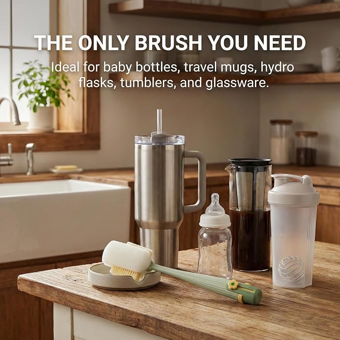 5 in 1 Bottle Lid Gap Cleaning Brush Set, Drinking Cups & Straws, Modular & - Image 7
