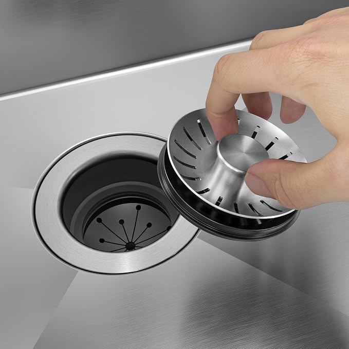KRAUS WasteGuard Kitchen Sink Strainer/Stopper - Image 2