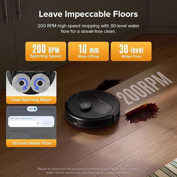 roborock QV 35S Robot Vacuum and Mop, All-in-one Vacuum Cleaner, 000Pa Powerful - Image 5