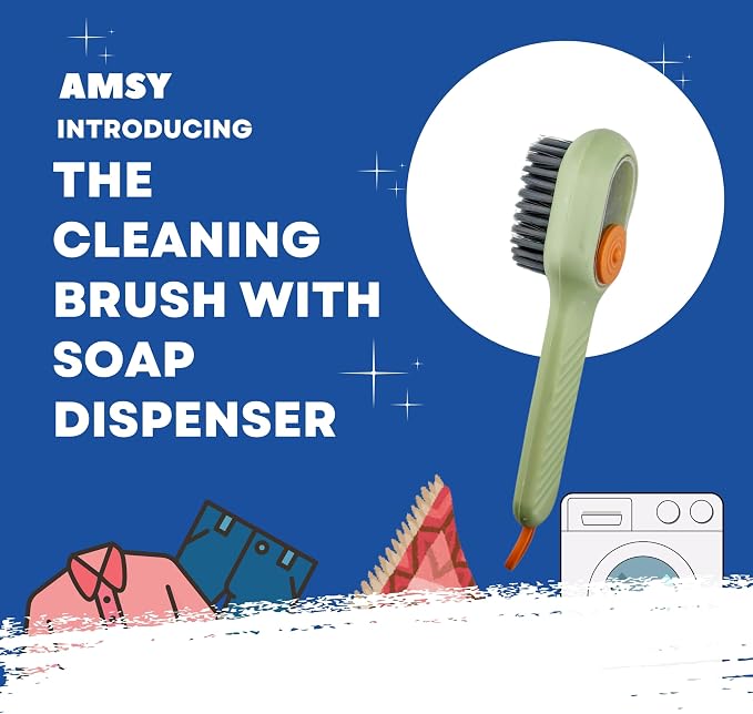 AMSY 2-in-1 Multipurpose Cleaning Brush - Image 2