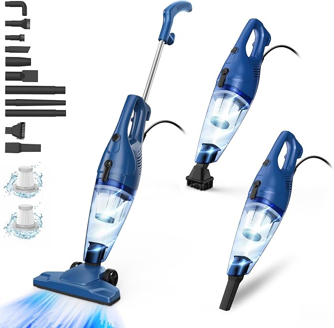 Corded Vacuum Cleaner, 12-in-1 Vacuum Cleaners by TC-JUNESUN