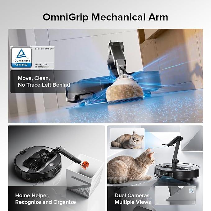 roborock Saros Z70 Robot Vacuum and Mop, OmniGrip Arm, AI-Powered, 000Pa Suction - Image 3