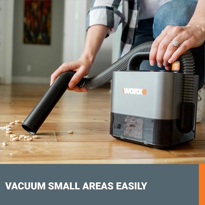 WORX WX030L 20V Power Share Cordless Cube Vac Compact Vacuum - Image 6