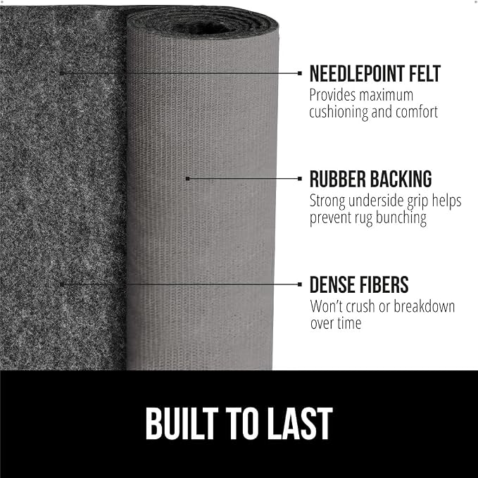 GORILLA GRIP Felt and Natural Rubber Stay in Place Slip Resistant Rug Pad - Image 2