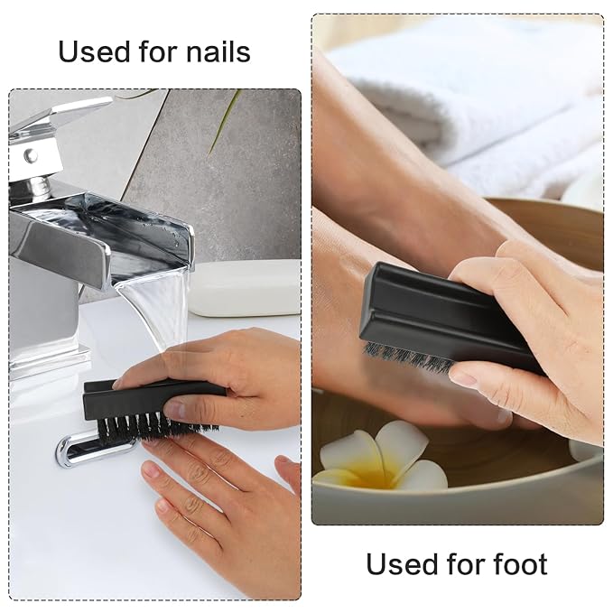 Amabro 2 PCS Hand Nail Brushes, Fingernail Scrubber Brush - Image 4