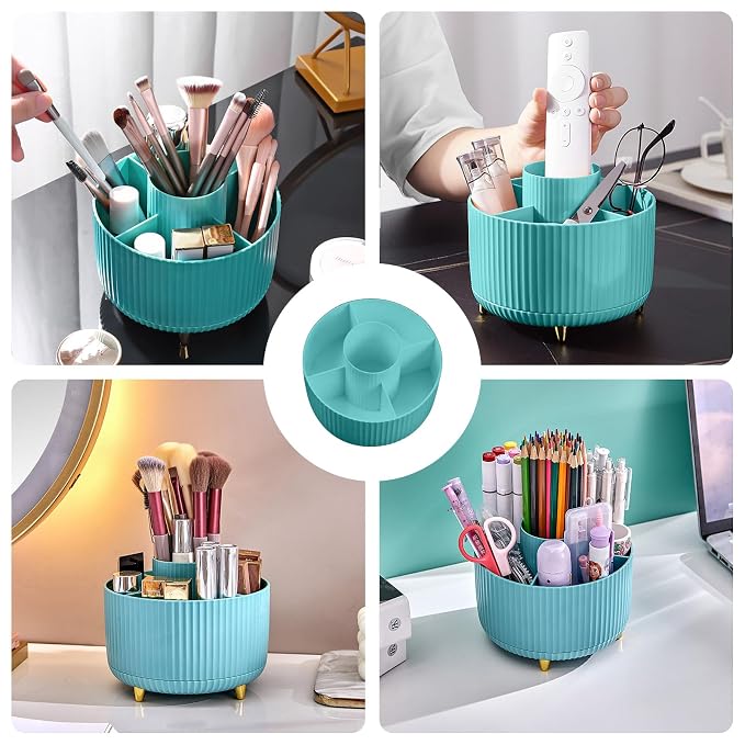 Diesisa 360 Rotating Makeup Brush Organizer - Image 5