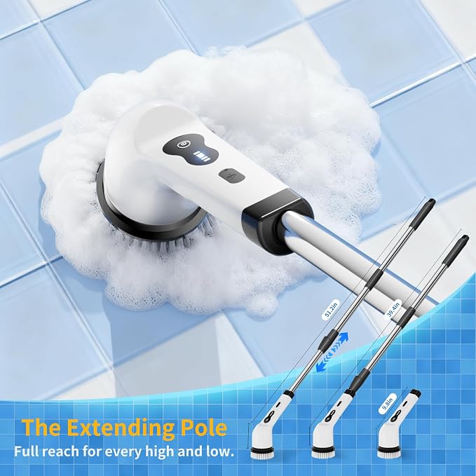 Electric Spin Scrubber, Ultimate Household Cleaning Brush - Image 3