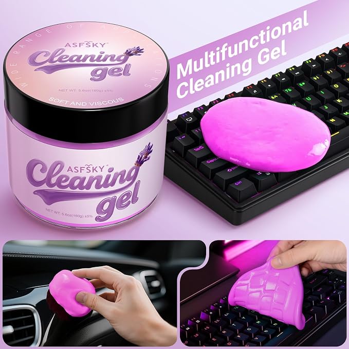 ASFSKY Car Cleaning Gel Cleaning Putty Universal Dust Cleaning Car Interior - Image 8