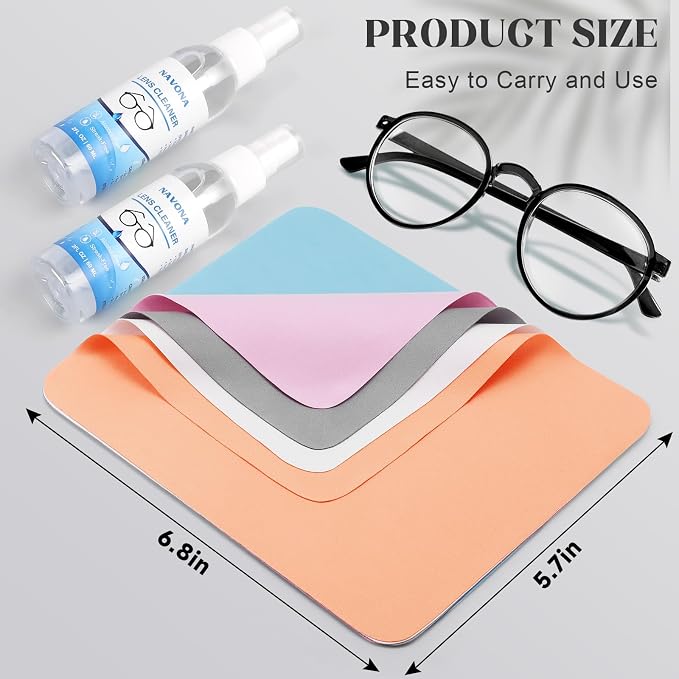 Navona 30 Pack Microfiber Glasses Cleaning Cloths - Image 2