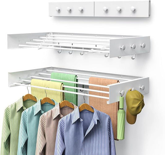 Drying Rack Clothing, Clothes Drying Rack Wall Mounted, Laundry Drying Rack by Unknown