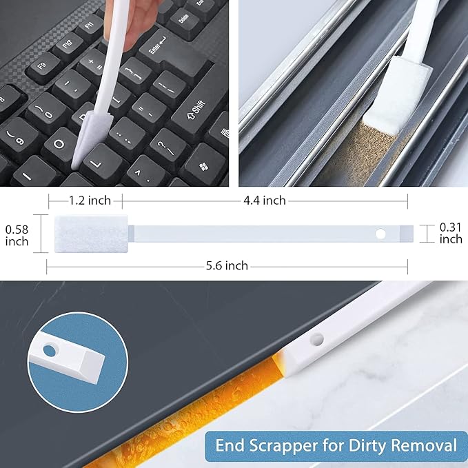 60Pcs Crevice Cleaning Tools, Disposable Toilet Brush - Image 4