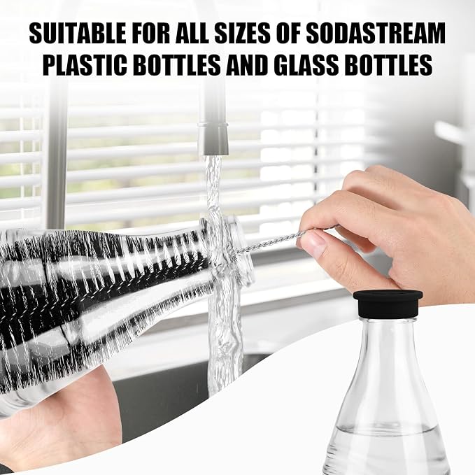Bottle Brush for Sodastream Bottle, Soda Bottle Cleaning Brush - Image 3