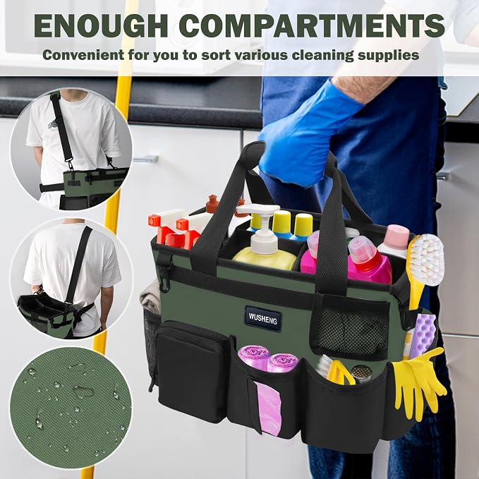 Wearable Cleaning Caddy Bag, Cleaning Supply Tote - Image 5
