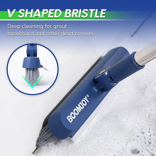 BOOMJOY Grout Brush with Long Handle, Grout Cleaner Brush - Image 2