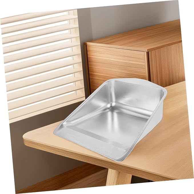 Heavy Duty Handheld Dustpan Stainless Steel Dust Pan Brush Dustpan and Brush - Image 7