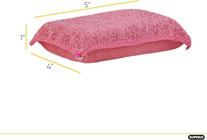 Miracle Microfiber Scrubbing Sponge, Pan and Dish Washing, Super Absorbent and - Image 2