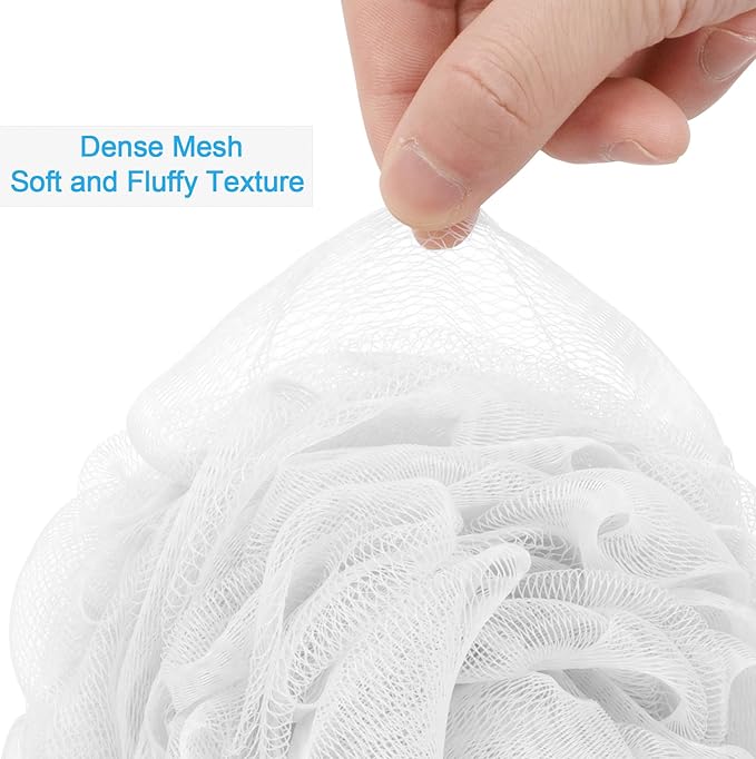 AmazerBath Loofah Sponge 75g/Piece, Exfoliating Bath Sponge Body Scrubber - Image 4