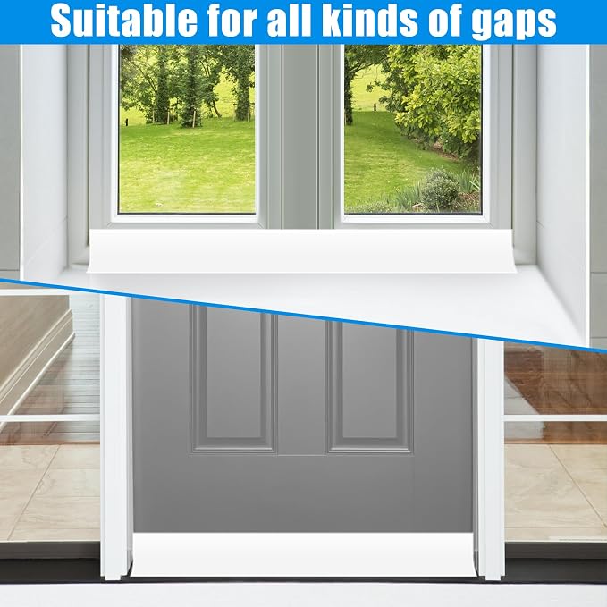 Draft Seal Tape for Doors and Windows 3 in x 20 Ft Silicone Weather Stripping - Image 6