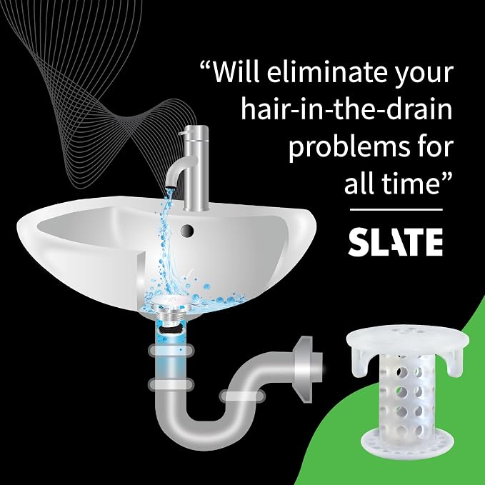 SinkShroom SSCLE988 The Revolutionary Sink Drain Protector Hair - Image 4