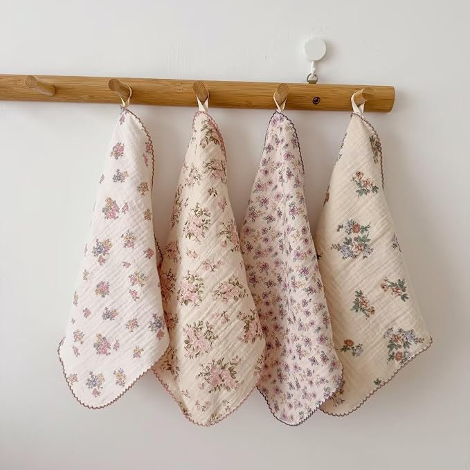 BuLuTu 100% Muslin Cotton Kitchen Towels Set by BuLuTu