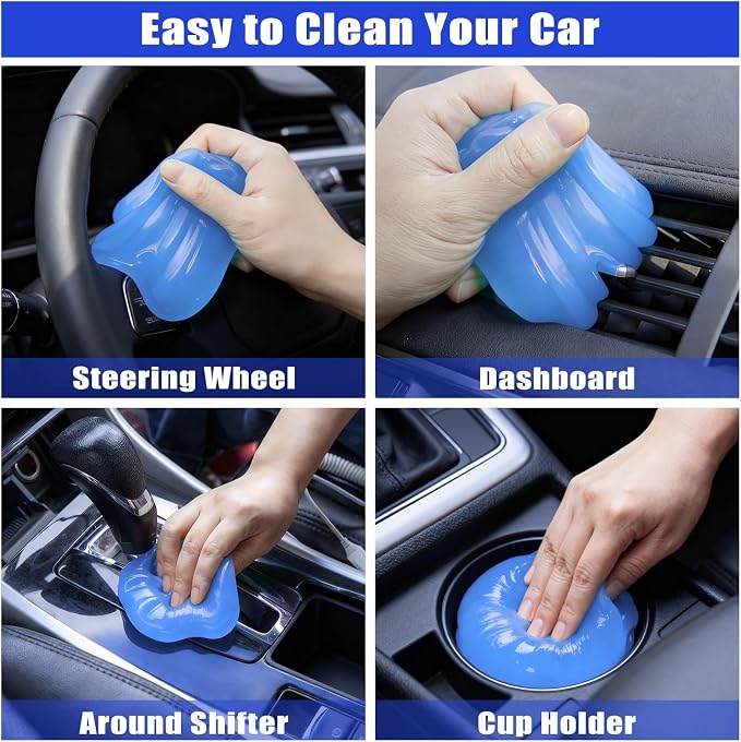 AUTODECO Windshield Cleaner Tool, Detailing Brush, Car Cleaning Kit Interior - Image 5