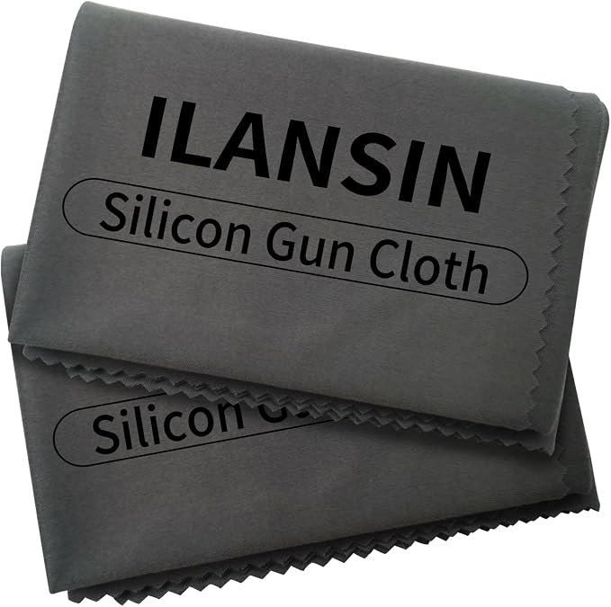 Silicon Gun Cloth 12'' ×12'' Gun Cleaning Cloths Lint Free by ILANSIN