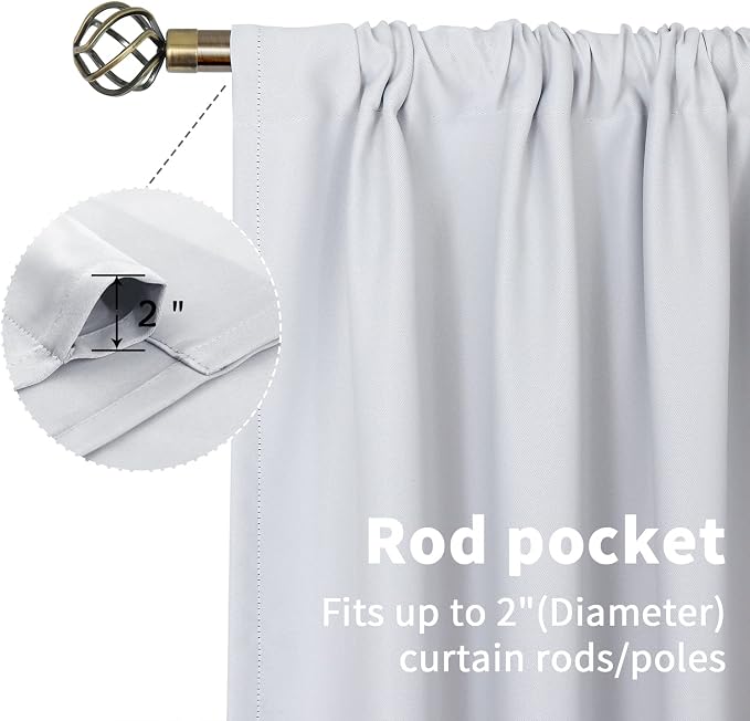 BGment Curtains 45 Inches Length - Image 3