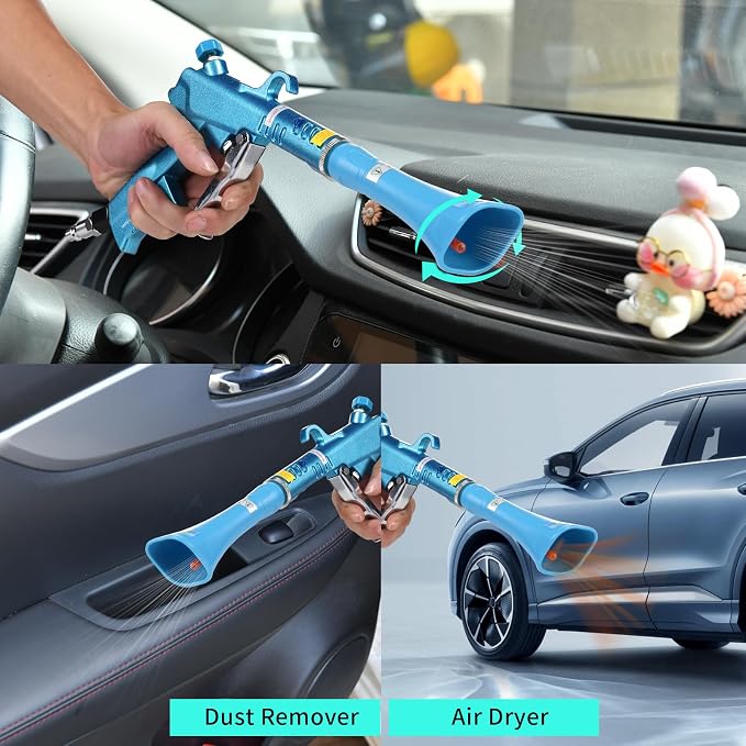 Tornado Dry Car Cleaning Gun Detailing Interior Dryer Air Blow Gun - Image 7