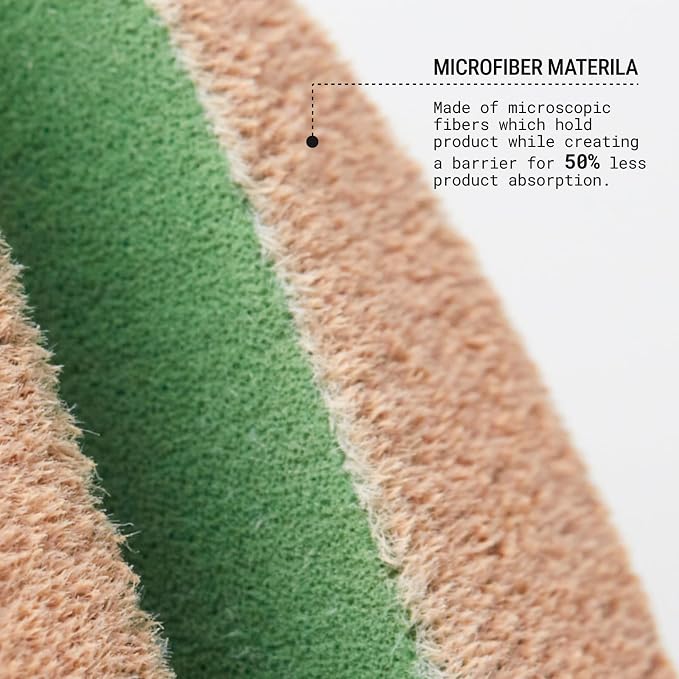 JUNO & Co. Microfiber Makeup Sponge, Dual Layer Technology - Image 4