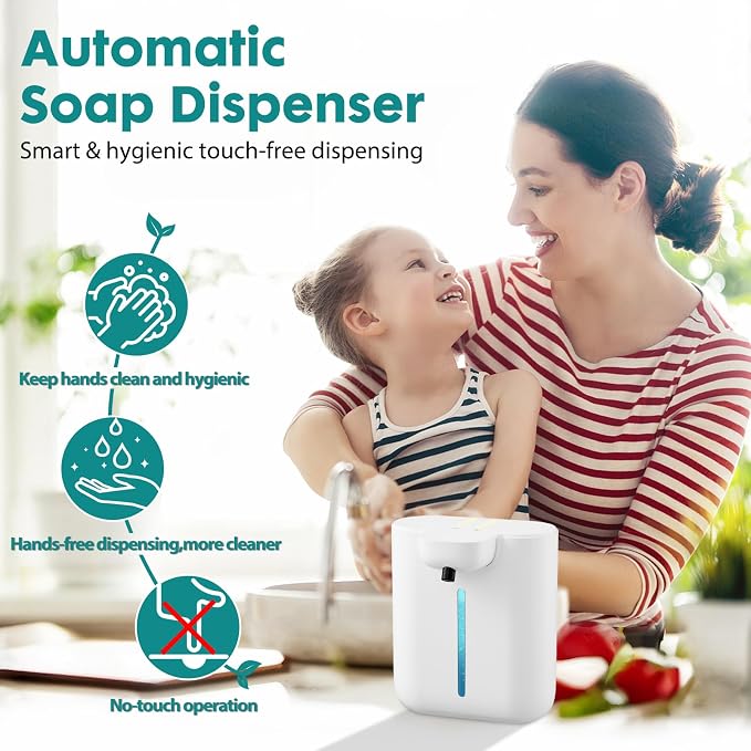 Automatic Soap Dispenser, 17oz/500ML Large Capacity Touchless Foaming Hand Soap - Image 3