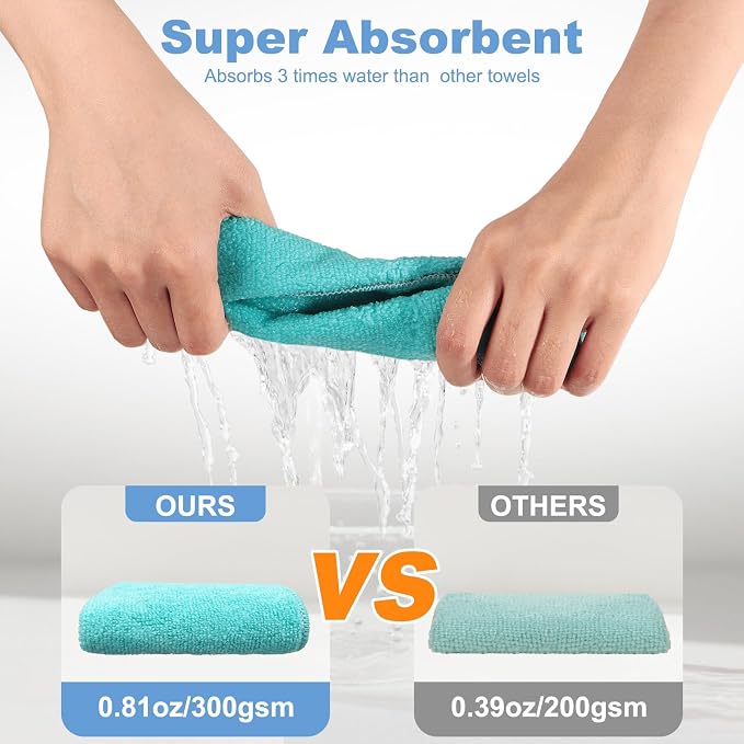 10pcs New Upgrade 2-Layer Microfiber Wire Dishcloth, Non-Scratch Wire - Image 5
