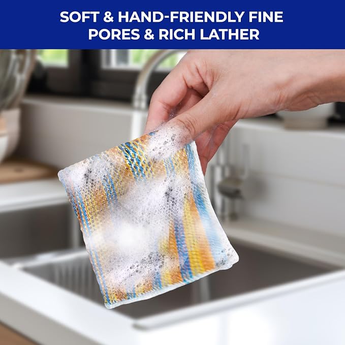 12PCS Non-Scratch Multipurpose Steel Wire Dishcloths - Image 4