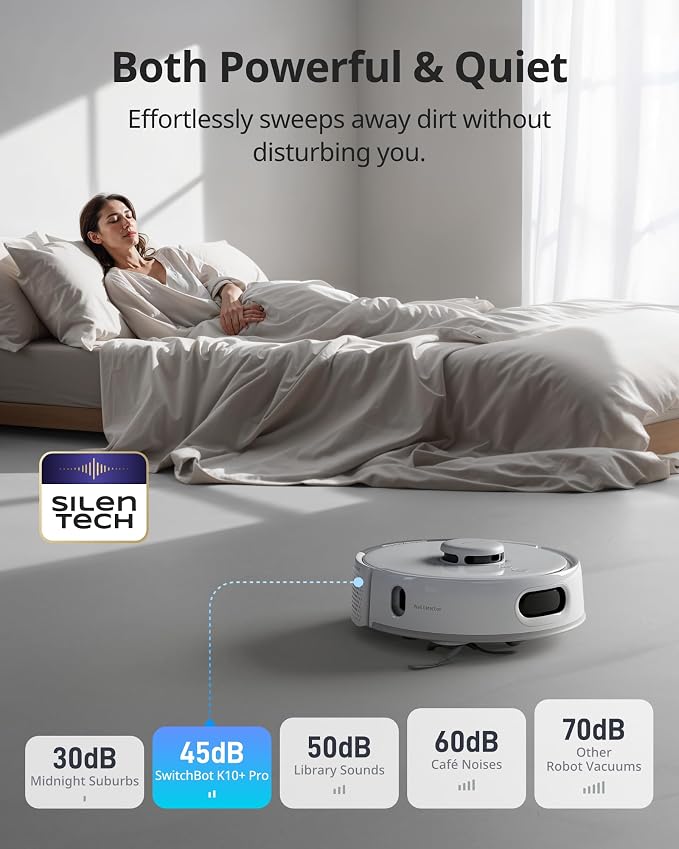 SwitchBot K10+ Pro Robot Vacuum Self Emptying - Image 8