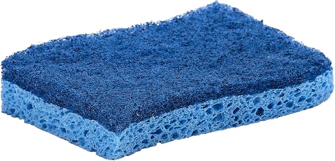 Superio Non-Scratch Cellulose Sponge Scrub Heavy Duty Kitchen Sponges Scrubbers - Image 2