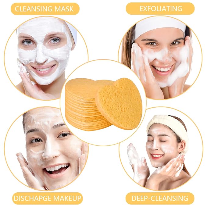 100-Count Compressed Facial Sponges - Image 2