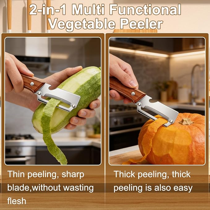 2PCS Multi Functional Premium Vegetable Peeler - Image 2