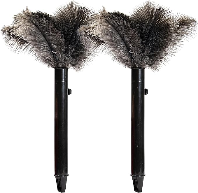 Retractable Ostrich Feather Duster by iHUFeather