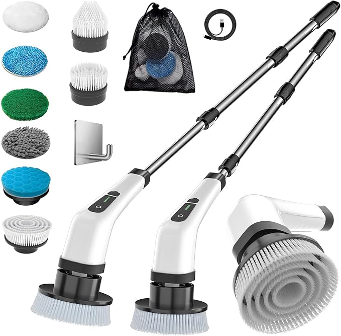 MGLSDeet Electric Spin Scrubber Scrub Brush, Rechargeable Cleaning Brush by MGLSDeet