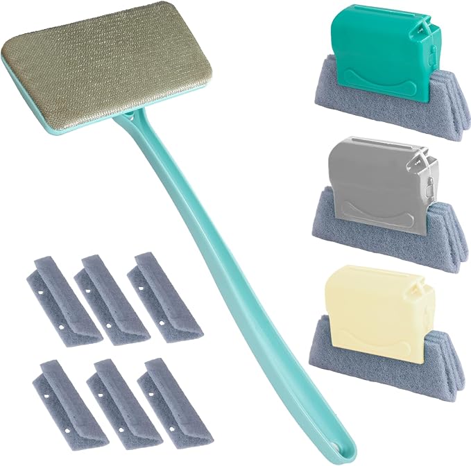 Window Screen Cleaner & Track Cleaning Kit – Mesh Screen Cleaning Brush + 3 by Ywmoml