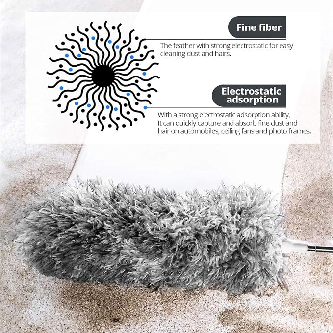 Webster Cobweb Duster, Feather Duster - Image 5