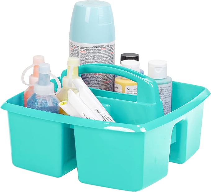 Storex 3-Compartment Small Caddy – Multipurpose Classroom Organizer - Image 8