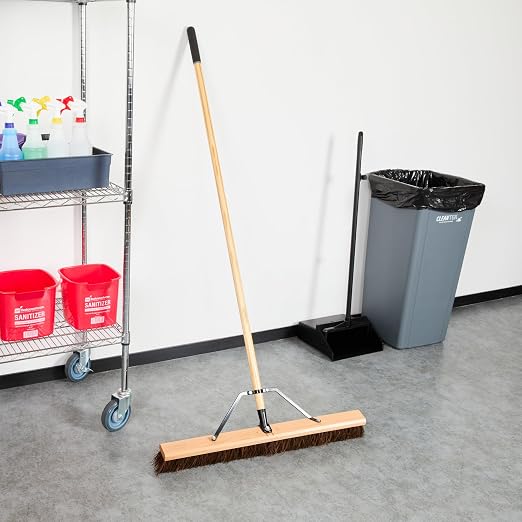 Restaurantware-Clean Tek Professional 30 Inch Push Broom, 1 Heavy-Duty Broom - Image 4