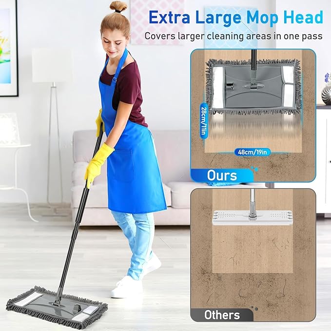 Microfiber Mop Replacemet Head for VOUBIEN Wall Cleaner Mop, Fit ASIN B0DG4LV7SJ - Image 2