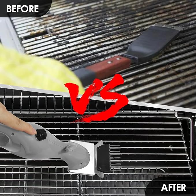 Portable Steam Grill Brush, Portable Stainless Steel BBQ Cleaner - Image 6