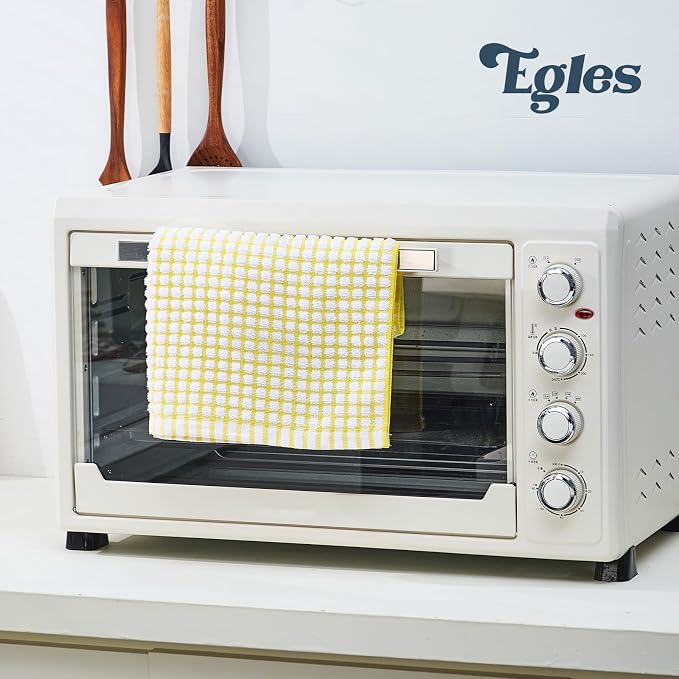 Egles 8 Packs Kitchen Dishcloths 15x27 Inches 100% Cotton Kitchen Dish Cloths - Image 8