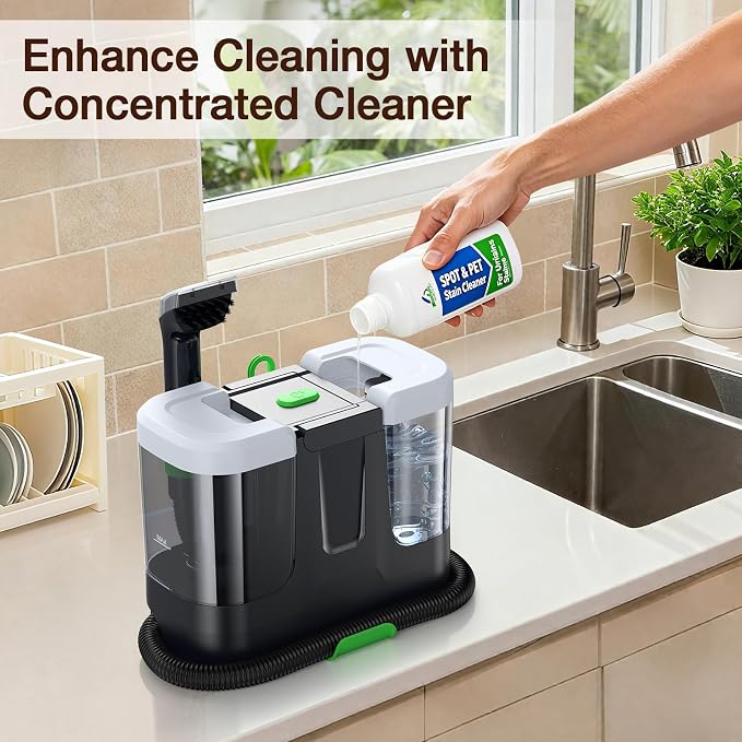 LABIGO Portable Carpet & Upholstery Cleaner, 18Kpa Carpet Cleaner Machine - Image 9